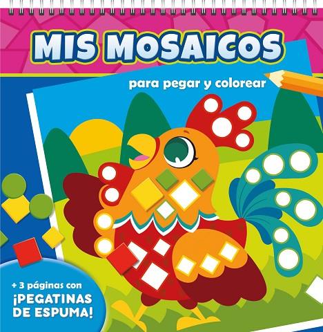 MIS MOSAICOS PARA PEGAR Y COLOREAR. ANIMALES DOMÉSTICOS | 9788410515215