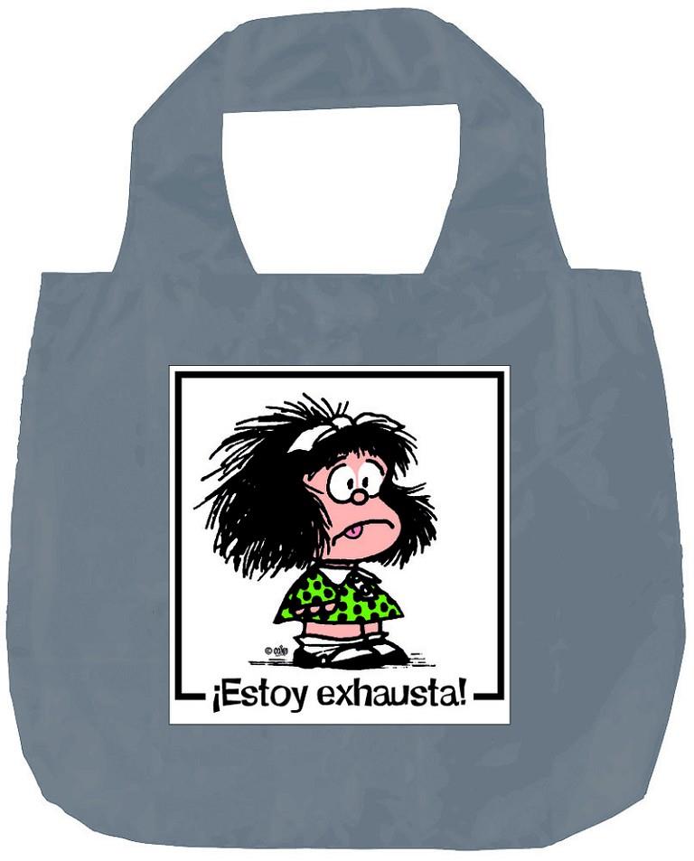BOLSA PLEGABLE MAFALDA ESTOY EXHAUSTA | 9788868219161 | QUINO