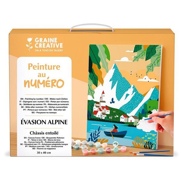 SET PINTAR POR NÚMEROS ESCAPADA ALPINA 30X40CM | 3532436166908