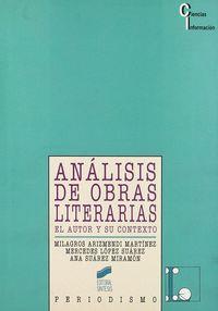 ANÁLISIS DE OBRAS LITERARIAS | 9788477384014 | ARIZMENDI, MILAGROS / LÓPEZ SUÁREZ, MERCEDES / SUÁREZ MIRAMÓN, ANA