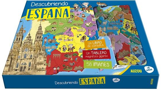 DESCUBRIENDO ESPAÑA. ATLAS TABLERO MAGNETICO | 9782733881996 | GIL, CARMEN
