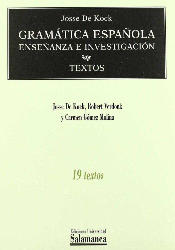 19 TEXTOS | 9788474816754 | DE KOCK, JOSSE / VERDONK, ROBERT / GÓMEZ MOLINA, CARMEN