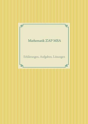 MATHEMATIK ZAP MSA | 9783750494411 | ROGGENDORFF, ULF - C.