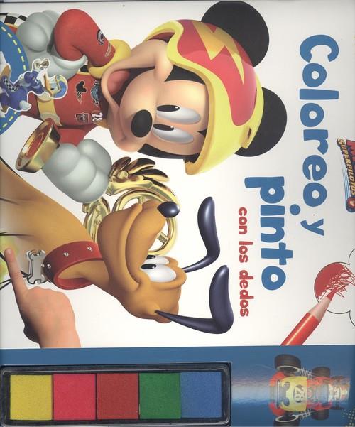 COLOREO Y PINTO CON LOS DEDOS DISNEY - MICKEY Y LOS SUPERPILOTOS | 9788491204688