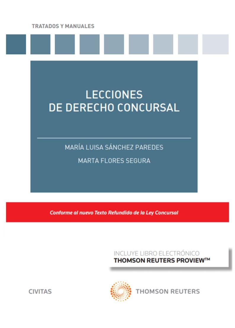 LECCIONES DE DERECHO CONCURSAL | 9788413460499 | MUÑOZ PAREDES, Mª LUISA