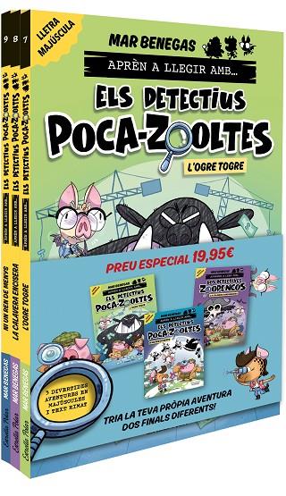 PACK APRÈN A LLEGIR AMB... ELS DETECTIUS POCA-ZOOLTES!  7, 8 I 9 | 9791387782955 | BENEGAS, MAR