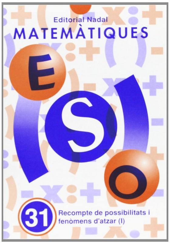 MATEMATIQUES ESO 31 | 9788478871599