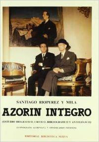 AZORIN INTEGRO | 9788470302701 | RIOPEREZ Y MILA, SANTIAGO