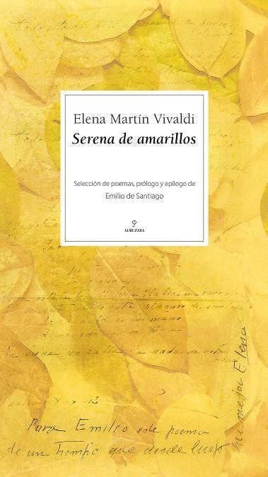 SERENA DE AMARILLOS | 9788496710405 | MARTIN VIVALDI, ELENA