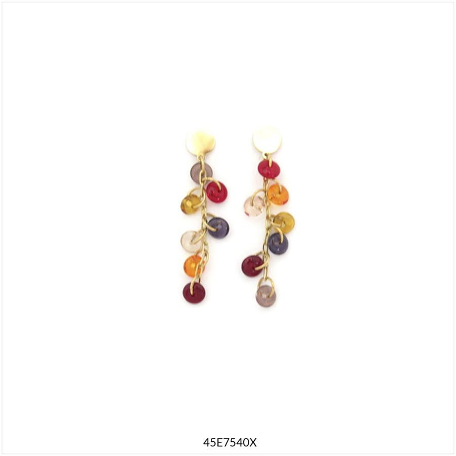 ARRECADES SHIVA DAURADES I MARRONS | 45E7540X