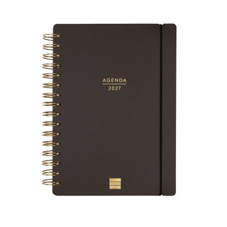 AGENDA ESPIRAL DOBLE 16 MESOS HAIKU E10 SVH 26-27 NEGRE | 8422952415206
