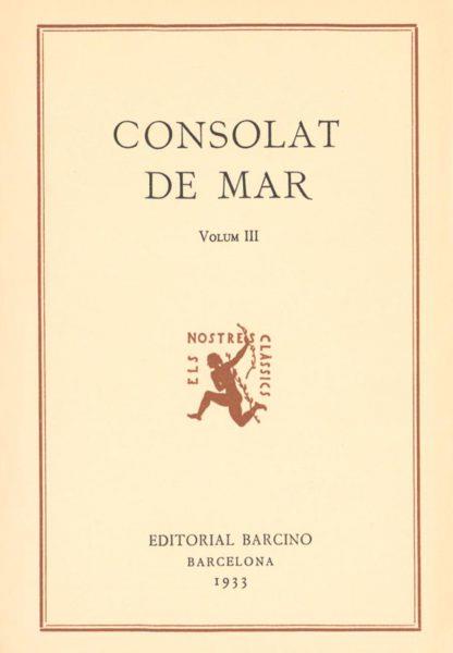 CONSOLAT DE MAR III | 9788472262201