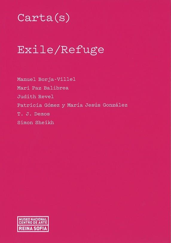 CARTA(S). EXILE/REFUGE | 9788480265867