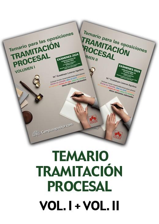TEMARIO PARA LAS OPOSICIONES DE TRAMITACIÓN PROCESAL 2024 (VOLUMEN I + II) | 9788411943307 | LORENZO AGUILERA, M.ª GUADALUPE / IBERLEY, DEPARTAMENTO DE DOCUMENTACIÓN