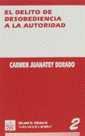 DELITO DE DESOBEDIENCIA A LA AUTORIDAD, EL | 9788480024662 | JUANATEY DORADO, CARMEN
