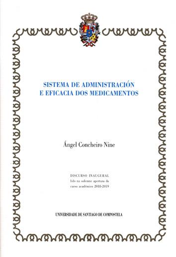 SISTEMA DE ADMINISTRACIÓN E EFICACIA DOS MEDICAMENTOS | 9788416954971 | CONCHEIRO NINE, ÁNGEL