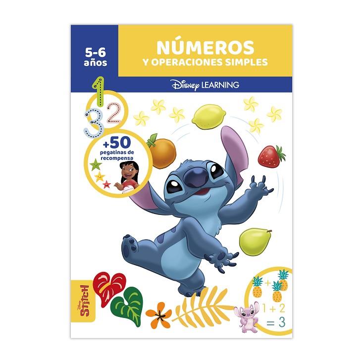 DISNEY - NÚMEROS Y OPERACIONES SIMPLES - STITCH - 5-6 AÑOS | 9791387844578 | IMAGILAND