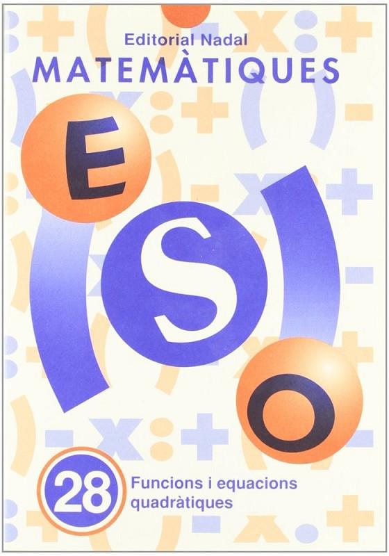 MATEMATIQUES ESO 28 | 9788478871568