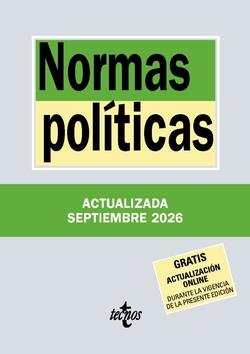 NORMAS POLITICAS (ED. SEPTIEMBRE 2026) | 9788430994434 | EDITORIAL TECNOS