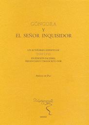 GONGORA Y EL SEÑOR INQUISIDOR | 9788415272311 | DE PAZ, A.