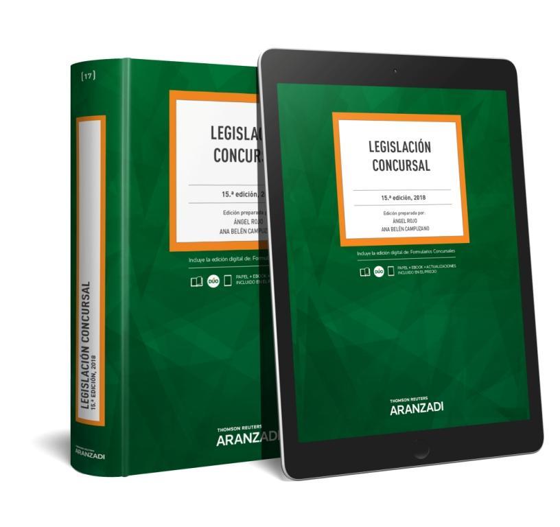 LEGISLACIÓN CONCURSAL [ED. 2018] | 9788491970606 | CAMPUZANO LAGUILLO, ANA BELÉN/ROJO FERNÁNDEZ-RÍO, ANGEL
