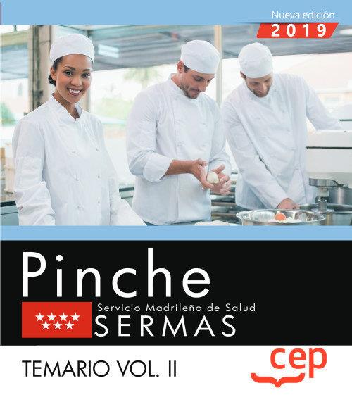 PINCHE. SERVICIO MADRILEÑO DE SALUD. SERMAS. TEMARIO VOL. II | 9788413104775 | CEP, EDITORIAL