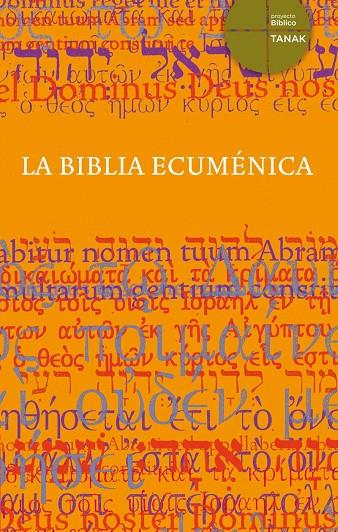 BIBLIA ECUMÉNICA TANAK | 9788426393913 | EDELVIVES