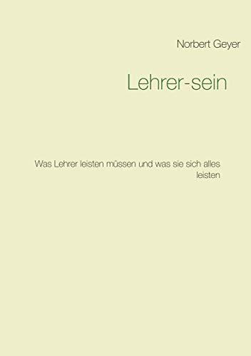 LEHRER-SEIN | 9783749495528 | GEYER, NORBERT