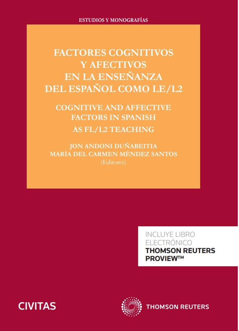 FACTORES COGNITIVOS Y AFECTIVOS EN LA ENSEÑANZA DEL ESPAÑOL | 9788413918556 | DUÑABEITIA LANDABURU, JON