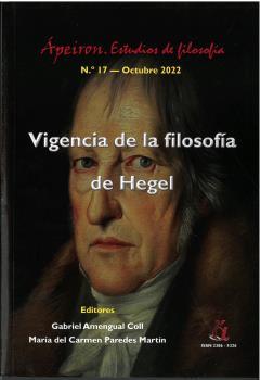 VIGENCIA DE LA FILOSOFÍA DE HEGEL | 9788412602180