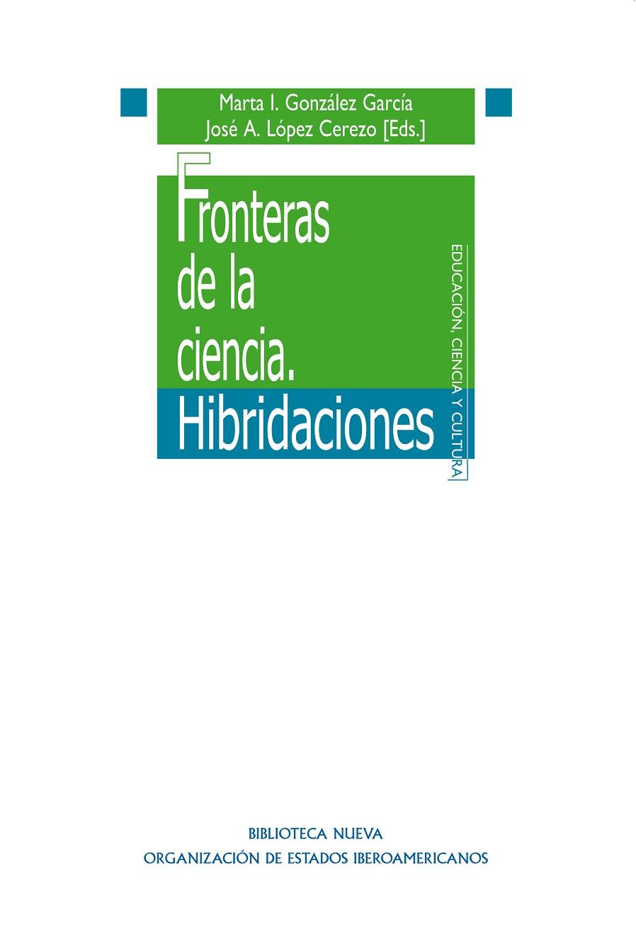 FRONTERAS DE LA CIENCIA | 9788499405889 | GONZALEZ / LOPEZ