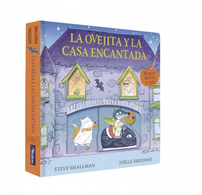 OVEJITA Y LA CASA ENCANTADA, LA (LA OVEJITA QUE VINO A CENAR. LIBRO DE CARTÓN CON MECANISMOS) | 9788448873059 | SMALLMAN, STEVE