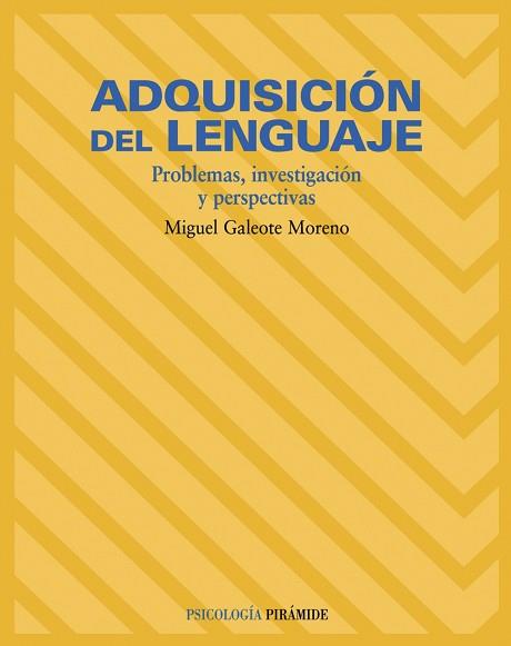 ADQUISICIÓN DEL LENGUAJE | 9788436817379 | GALEOTE MORENO, MIGUEL