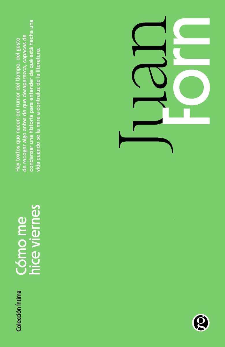 CÓMO ME HICE VIERNES | 9788419990518 | FORN, JUAN