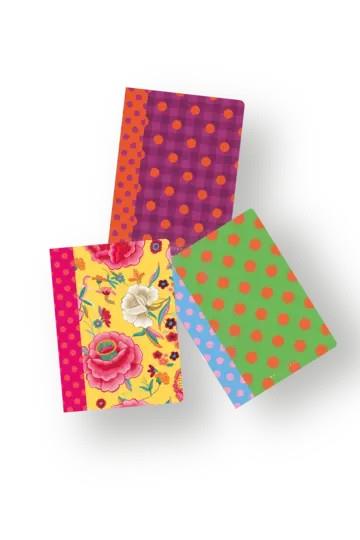 PACK 3 CUADERNOS COSIDOS BOLSILLO ROCÍO PERALTA | 8432715163923