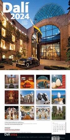 CALENDARI 2024 PARET (30X30 CM) DALÍ | 8424455240194