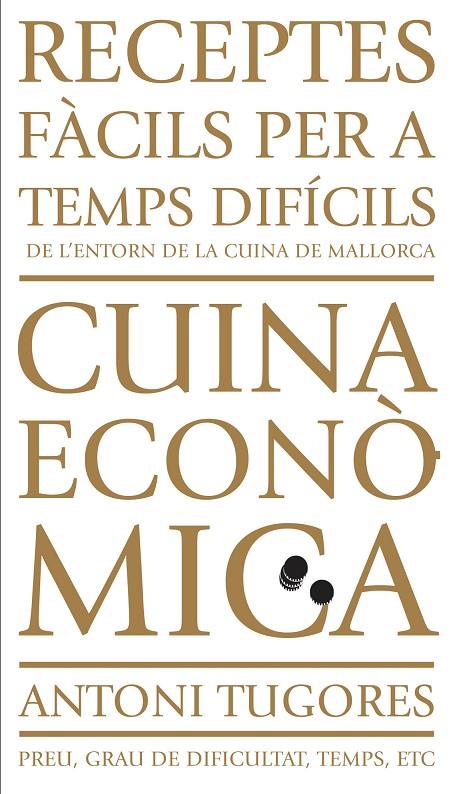 CUINA ECONÒMICA | 9788492703494 | TUGORES MANRESA, ANTONI