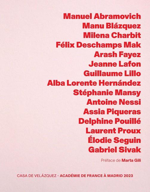 CASA DE VELAZQUEZ. ACADEMIE DE FRANCE À MADRID 2023 | 9788490964200 | VARIOS AUTORES