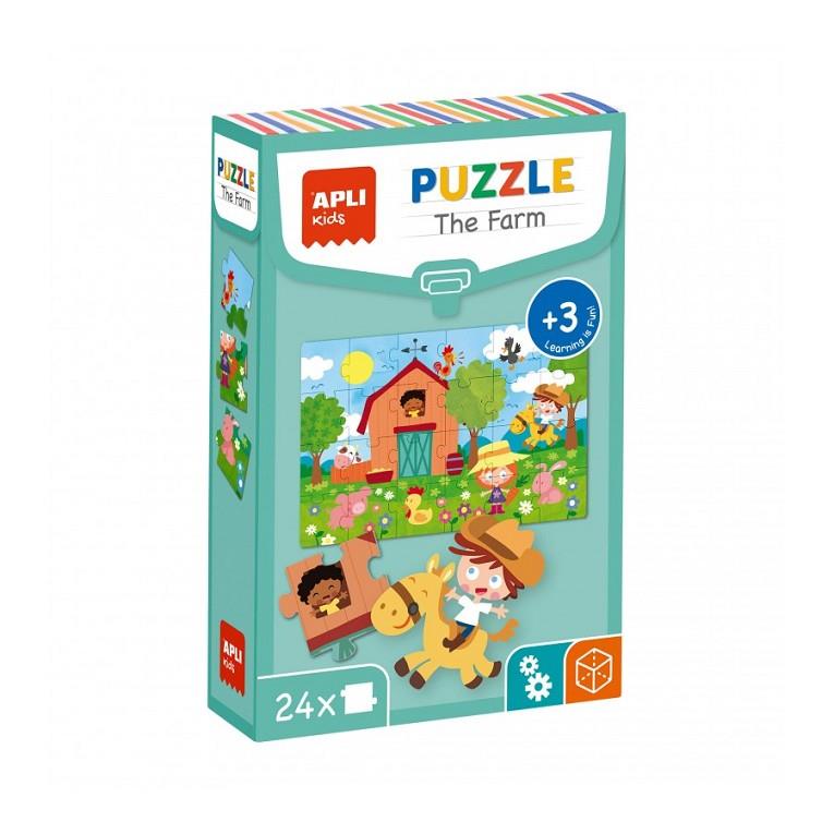 PUZLE EDUCATIVO LA GRANJA 24 PIEZAS | 8410782187462