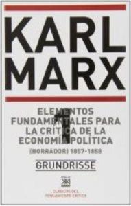 ELEMENTOS FUND. CRITICA ECONOMIA POLITICA (3 VOLS) | 9788432302244 | MARX, KARL