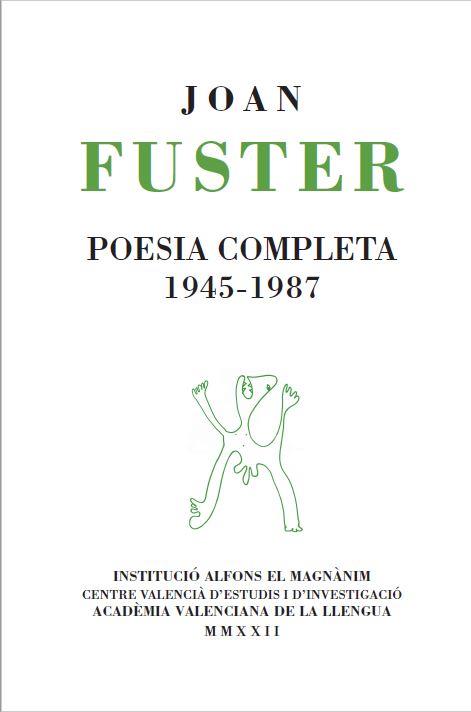 POESIA COMPLETA JOAN FUSTER 1945-1987 | 9788478229178 | FUSTER, JOAN