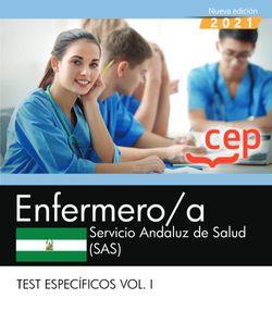 ENFERMERO/A. SERVICIO ANDALUZ DE SALUD (SAS). TEST ESPECÍFICOS VOL.I | 9788418906442 | VARIOS AUTORES