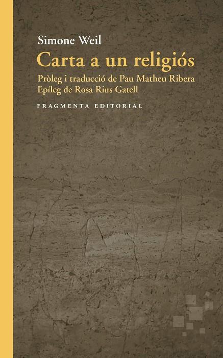 CARTA A UN RELIGIÓS | 9791387548339 | WEIL, SIMONE