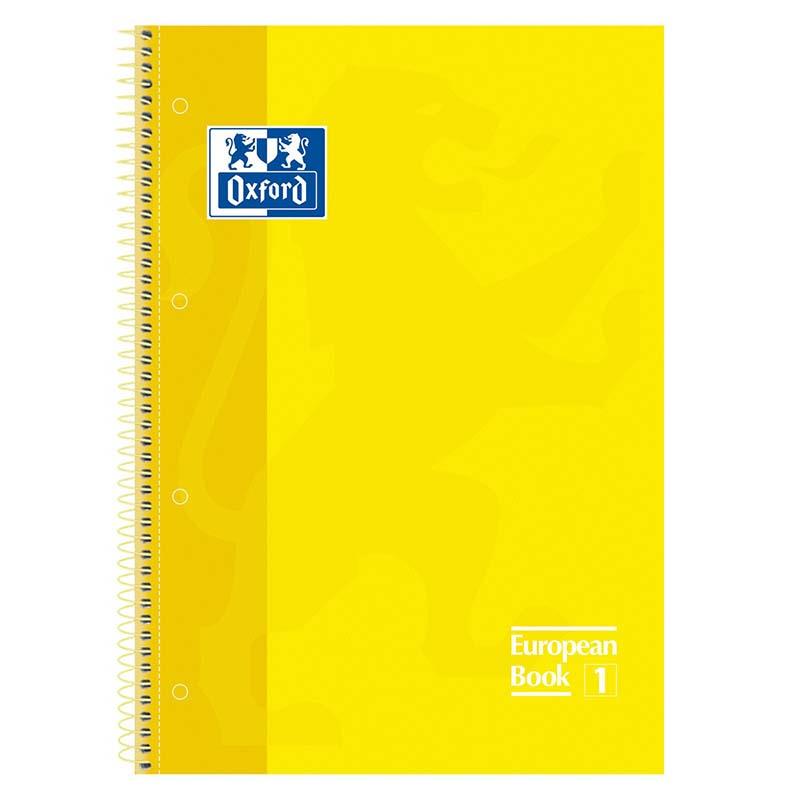 LLIBRETA OXFORD A4 4 TALADRES GROC | 8412771083014