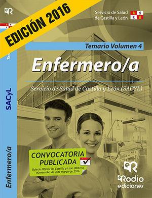 ENFERMERO. TEMARIO. VOLUMEN 4. SERVICIO DE SALUD DE CASTILLA Y LEÓN | 9788416506736 | GARRIDO SERRANO, MARIA JOSE / OCHOTECO HURTADO, JOSE CARLOS