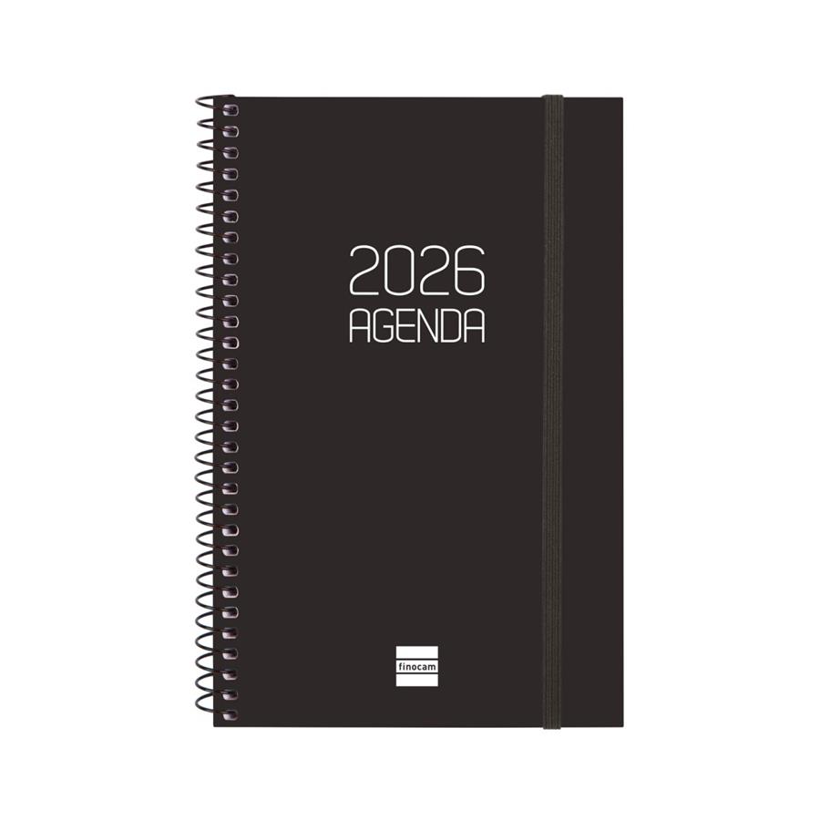 AGENDA ESPIRAL ANUAL OPAQUE E5 SVH 2026 NEGRE | 8422952408635