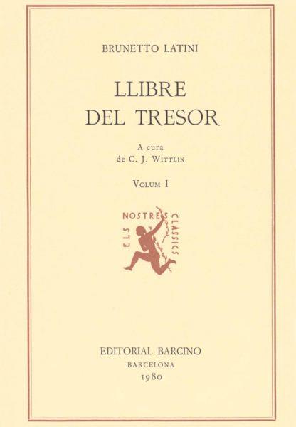 LLIBRE DEL TRESOR I | 9788472260887 | LATINI, BRUNETTO