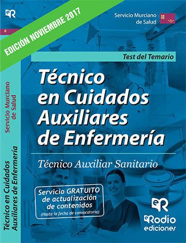 TÉCNICO EN CUIDADOS AUXILIARES DE ENFERMERÍA. SERVICIO MURCIANO DE SALUD. TEST DEL TEMARIO | 9788416963966 | VARIOS AUTORES