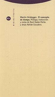 CONCEPTO DE TIEMPO, EL | 9788498791990 | HEIDEGGER, MARTIN