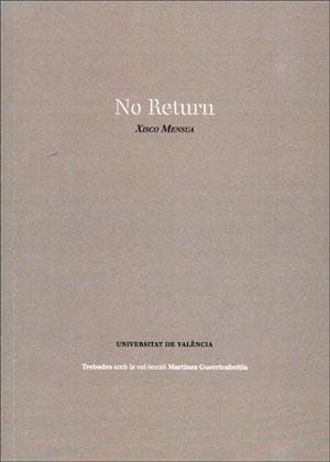NO RETURN | 9788491330738 | MENSUA, XISCO